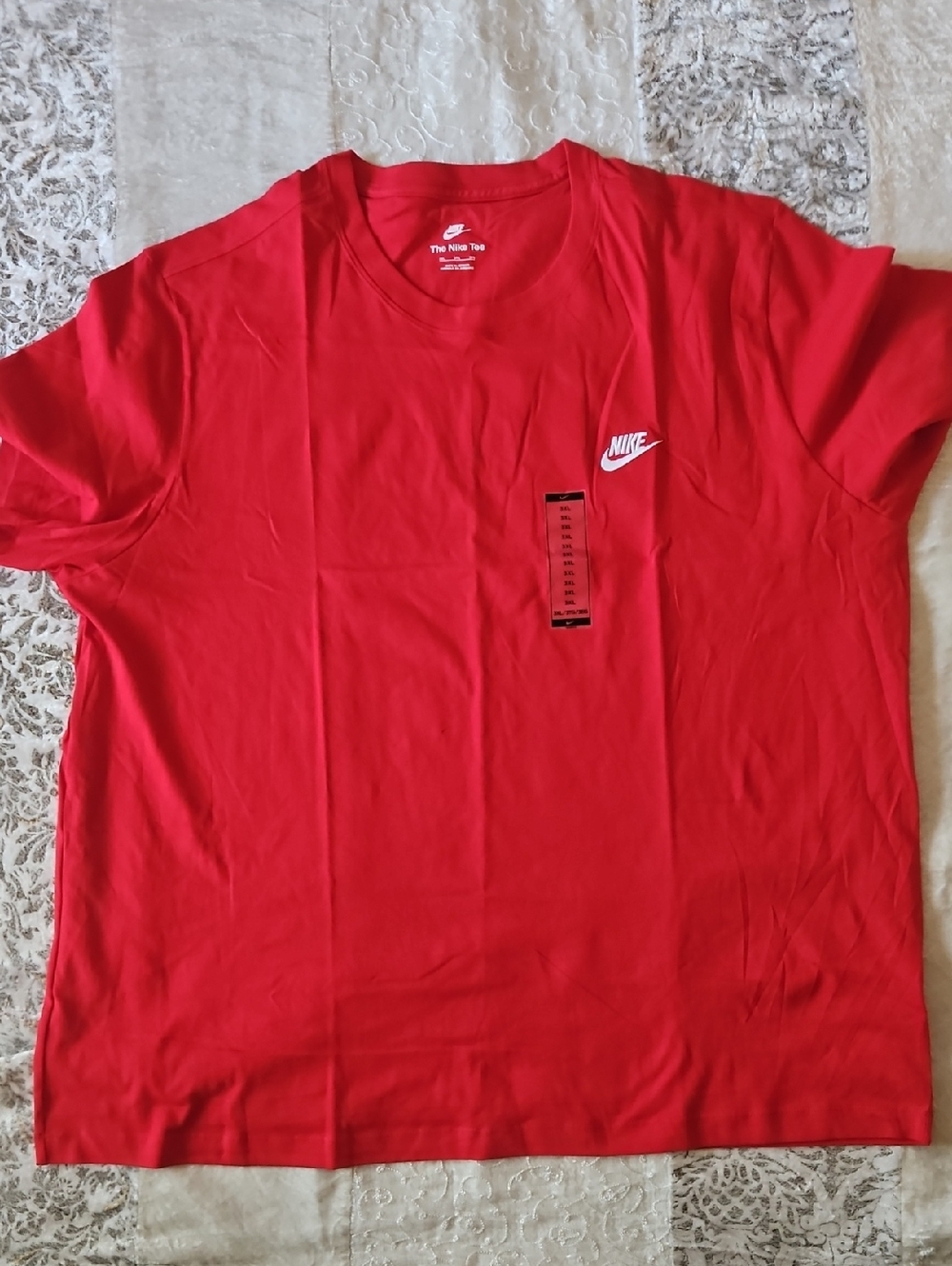 Nike 3XL Red Short Sleeve Crew T-Shirt